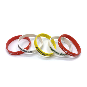 Silicone wristbandFactory pas cher prix cadeaux Promotionnels logo Personnalisé MINI QUANTITÉ MINIMALE DE COMMANDE en caoutchouc bracelet livraison rapide - Product Image 2