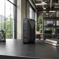 Yanling J6412 Nouveau Mini-ordinateur Industriel DDR4 Linux PC Quad Core Démarrage Automatique Montage sur Rail DIN Sans Ventilateur