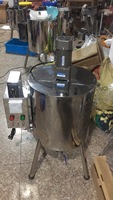 Machine de remplissage et de mélange chauffante 30L/15L pour rouges à lèvres, avec trémie de mélange et réservoir chauffant, idéale pour le remplissage de chocolats, crayons et savons faits main