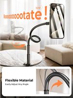 Soporte Magnético Flexible para Teléfono LISEN con Brazo Largo Ajustable para Cama, Escritorio y Mesita de Noche, Compatible con iPhone 17, 16 y 15