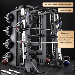 YD-938 Macchina Smith Commerciale in Acciaio con Struttura a Gantry, Attrezzatura per Allenamento Completo, Rack Multifunzione per Squat, Combinazione Fitness per Casa - Product Image 6