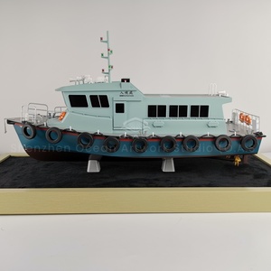 O.A.Sカスタマイズ60cm鉱石ボートパトロール船モデル手作り科学工学玩具工場用ボートモデルギフト用 - Product Image 4