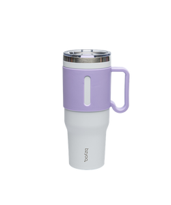 Vaso de acero inoxidable de doble pared grande personalizado, taza de viaje aislada al vacío sólida con Tapa e infusor para bebidas - Product Image 1