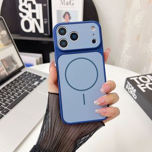 Film protecteur d'objectif magnétique antichoc de luxe transparent personnalisé pour coque de téléphone portable iPhone 17 Pro Max – Vente en gros - Product Image 1