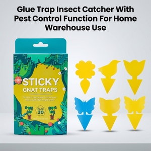 Trampa Adhesiva Resistente al Agua con Forma de Sol y Logotipo Personalizado para Plantas de Cítricos en Maceta - Product Image 2