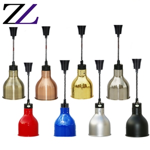 Buffet Restaurant <span class=keywords><strong>cuisine</strong></span> 290mm <span class=keywords><strong>lampe</strong></span> <span class=keywords><strong>chauffante</strong></span> rétractable pour aliments avec ampoules infrarouges de 250 watts <span class=keywords><strong>lampe</strong></span> <span class=keywords><strong>chauffante</strong></span> électrique colorée pour aliments - Product Image 6