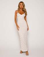 Nouveautés mode taille haute robe en dentelle haute qualité dames mince longues robes de soirée sexy pour femmes