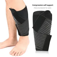 Double Compression pour Velcro Support de mollet réglable Manchon de jambe Running Fitness Safety Sports Pressure Protector Confortable