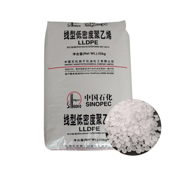 LLDPE precio bajo resina virgen LLDPE Polietileno de baja densidad SINOPEC DFDA 7144 gránulos LLDPE