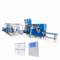Hochgeschwindigkeits-Automatische Faltmaschine mit Dreiecksformung und Drei Faltplatten für Vlies-Bettlaken