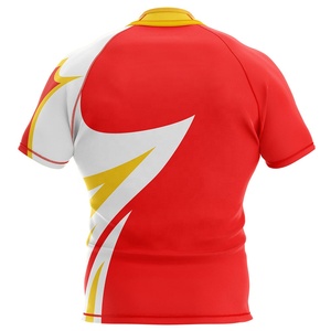 Camiseta de Rugby Profesional Personalizada por Sublimación para Adultos, Secado Rápido, Transpirable, Antibacteriana, Diseño Libre, Precios Económicos - Product Image 4