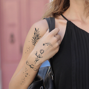 <span class=keywords><strong>Tatouage</strong></span> semi-permanent réaliste et simple, aspect naturel bleu foncé, motif <span class=keywords><strong>jaguar</strong></span>, style européen - Product Image 4