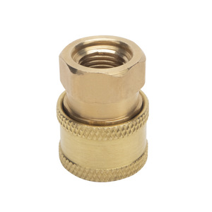<b>Copper</b> Quick Connector 1/4 In For Car Wash High Pressure <b>Washer</b> Adapter Durable Industrial Design - Product Image 1