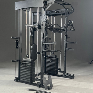 Sistema Completo de Gimnasio en Casa, Equipo de Entrenamiento Multifuncional con Máquina Smith y Rack para Sentadillas y Press - Product Image 4