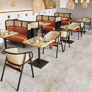Asientos de Alta Calidad para Restaurantes Occidentales, Muebles Comerciales para Restaurantes, Cafeterías, Comedores, Conjuntos de Mesas y Sillas - Product Image 2
