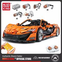 Mould King 13090S 3228PCS Série Voitures 1:8 Supercar Orange P1 Statique Modèle de Blocs de Construction Jouet Éducatif Technique Cadeau de Festival