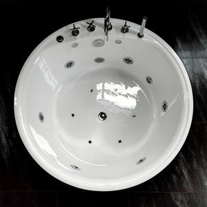 Baignoire de massage intérieure ronde et dissimulée jakuzzy sape pour salle de bain, bain à remous <span class=keywords><strong>jacouzi</strong></span> - Product Image 4