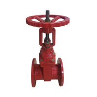 Válvula de Compuerta Manual para Agua PN10 PN16 DIN F4 BS5163 NRS con DN40-DN1200