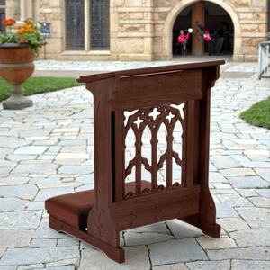 Tabouret <span class=keywords><strong>de</strong></span> prière/agenouilloir rembourré en bois massif, éco-responsable, fait main, <span class=keywords><strong>de</strong></span> style moderne, pour hôtels, écoles et salons - Product Image 3