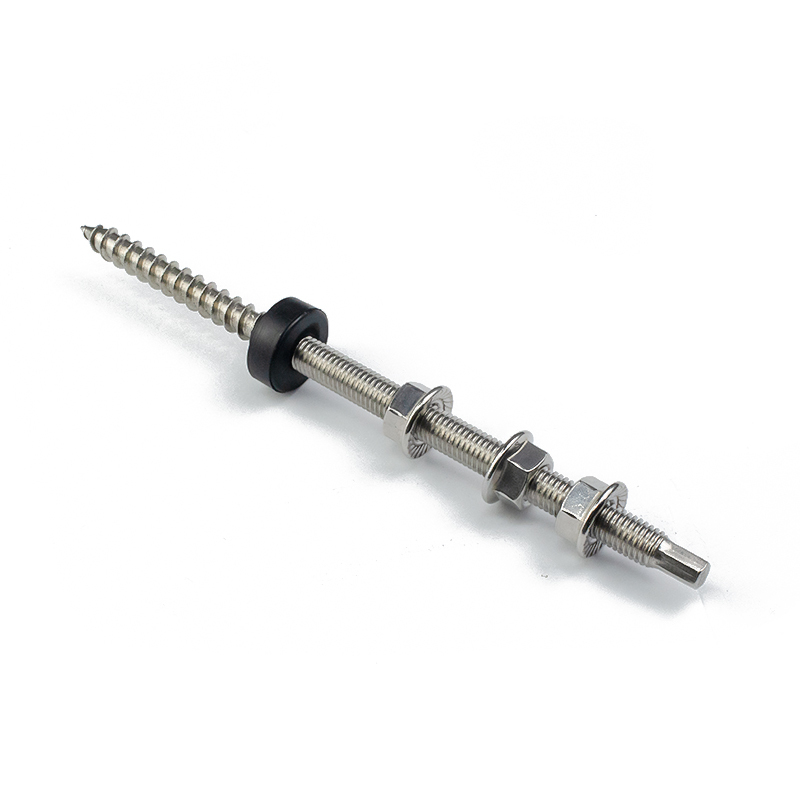 Stainless Steel Din912 Solar Hanger Bolt Solar Mounting T Bolt and Nut Hex Head Self Drilling Screw Wood Screw Solar Panel Screw