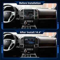 Prix d'usine Écran amélioré 14,6 pouces Qualcomm 685 8 cœurs Android 128 Go DSP Carplay GPS Navigation Lecteur MP3/MP4 pour tableau de bord