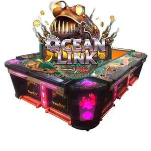 Nouvelles fonctionnalités décodeur 10 joueurs Ocean King Series poisson Table de jeu Machines Ocean Link à vendre