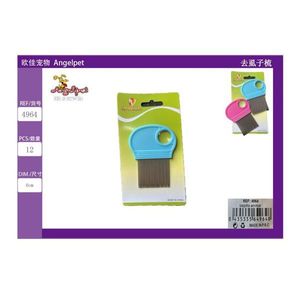 Pettine per la rimozione dei pidocchi Angelpet 6cm per la rimozione del pelo degli animali domestici, prodotto in Cina - Product Image 3