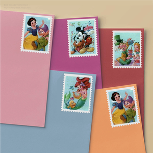 Etiquetas <span class=keywords><strong>Postales</strong></span> de Correo Estadounidenses, Compra de Etiquetas <span class=keywords><strong>Postales</strong></span> con Diseño de Bandera Antigua de 2005, Tema de Dibujos Animados Retro, <span class=keywords><strong>Sellos</strong></span> <span class=keywords><strong>Postales</strong></span> Conmemorativos Baratos de Países y Estados - Product Image 1