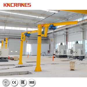 5M 10M Electric Pillar Cantilever Jib Cranes 1 Ton with <b>Wire</b> Rope Hoist for Assembly Line Lifting - Product Image 5