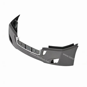 Pare-chocs complet gris BS-FR-202C, en plastique PP, avec trou pour feux antibrouillard, compatible avec Freightliner Cascadia 2018+ - Product Image 5