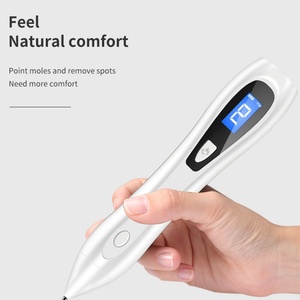 Stylo professionnel portatif 2024 pour l'élimination des verrues, des taches et des grains de beauté, USB, à niveaux de vitesse réglables, pour usage domestique, élimination des pigments, avec logo personnalisable - Product Image 2
