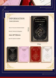 Mini <span class=keywords><strong>Libro</strong></span> di <span class=keywords><strong>Risposte</strong></span> in Carta per Ragazzi e Ragazze, Gioco da Tavolo Creativo per Regali di Compleanno e per Adulti - Product Image 3