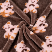 Couverture Sherpa Jacquard Cationique Personnalisée Intégrale, Simple Couche, 100% Polyester Doux pour Enfants et Adultes, Idéale comme Cadeau