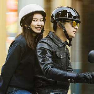 <span class=keywords><strong>Casco</strong></span> de Motocicleta y Bicicleta <span class=keywords><strong>MTB</strong></span> Unisex, Protector de Seguridad para Ciclismo, Tipo Abierto, Retro Vintage, Ultraligero, Accesorios de Moda para Moto - Product Image 3