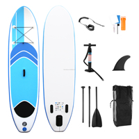 Planche de paddle gonflable SUP 2024 à prix d'usine, planche de surf unisexe en EVA PVC, logo personnalisable, pour eaux océaniques