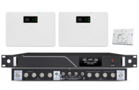 Sistema de Micrófono Inalámbrico Profesional 948-8, Accesorio de 8 Canales, Amplificador y Distribuidor de Antena con 7 Diseños Opcionales
