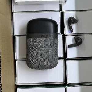Tws Earphones <b>With</b> <b>Speaker</b> <b>Bluetooth</b> Stereo Headset Type C Charging Reverse Charging Button Control 500 1000mah Battery - Product Image 1