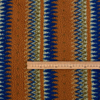 Impression de style bohème personnalisé chaud et doux bleu fausse fourrure Sherpa laine de mouton tissu polaire pour les vêtements