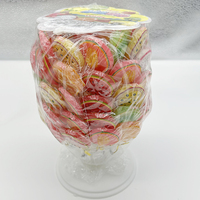 Sucette sucette en forme de fruit prix d'usine personnalisé en gros collations personnalisées