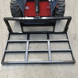 Accessoire de nivellement et de défrichage hydraulique pour <span class=keywords><strong>mini</strong></span>-chargeuse, niveleur de terrain, décapeur, pompe à engrenages universelle à attache rapide pour travaux lourds - Product Image 4