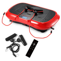 Plateforme vibrante pour entraînement du corps entier, plateforme vibrante pour entraînement et mise en forme à domicile avec télécommande, 99 niveaux de vitesse