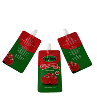 Sachets en aluminium pour ketchup et sauce tomate, emballages thermoscellables en gros, fabrication usine
