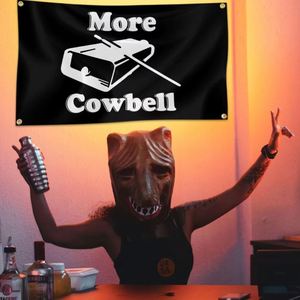 Tapiz Decorativo de Pared More Cowbell de 3x5 pies para Habitación, Dormitorio Universitario, Sala de Estar - Product Image 2