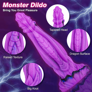 Dildo de Silicona Suave para Adultos con Característica Impermeable, Tentáculos de Pulpo de Colores Mezclados, Tapón Anal para Mujeres, Talla L - Product Image 3