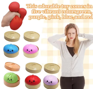 Balles anti-stress moelleuses en forme de boulette, jouet sensoriel fidget pour soulager le stress, à pincer et à presser - Product Image 3