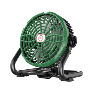 Ventilateur portable rechargeable avec lumière LED, indice de protection IP54, pour le camping et l'extérieur - Product Image 1