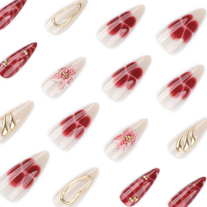 Support personnalisé pour vos propres designs et emballages – Nouveauté : Faux <span class=keywords><strong>ongles</strong></span> en amande à presser de haute qualité, art des <span class=keywords><strong>ongles</strong></span> 3D - Product Image 5