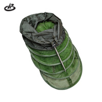Filet de pêche pliant télescopique à séchage rapide maille en Nylon panier de pêche filets d'immersion filet à crevette Cage à crevettes équipement de pêche en plein air