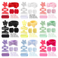 Lot de 12 bandeaux pour cheveux et poignets, avec nœuds, pour shampoing, masque facial et application de produits – Outil de maquillage en gros pour femmes