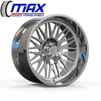 Jantes en alliage forgé 24x14 26x14 28x14 28 pouces 8x180 pour GMC Sierra 2500HD 3500HD pour Chevy Silverado 2500HD, jantes de camion tout-terrain